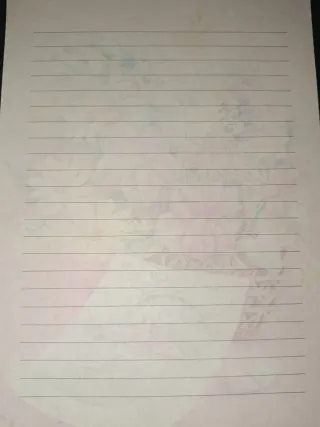 Portada y carta Perfumada Sunny