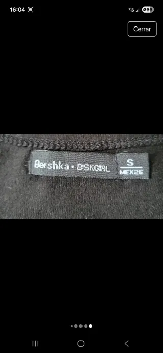 Body Bershka Mujer Colorblock