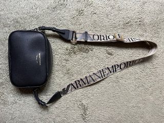 Bolso bandolera negro usado