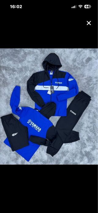 Chándal Yamaha Azul y Negro Talla xl