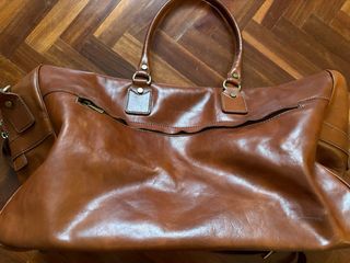 Bolso de viaje Salvador Bachiller marrón