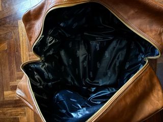 Bolso de viaje Salvador Bachiller marrón