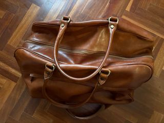 Bolso de viaje Salvador Bachiller marrón