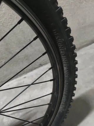 Bicicleta infantil roja