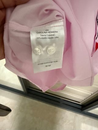 Camisa Carolina Herrera Rosa Hombre
