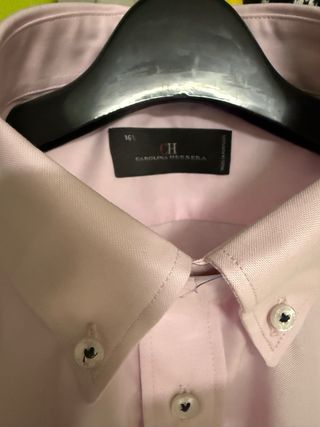 Camisa Carolina Herrera Rosa Hombre