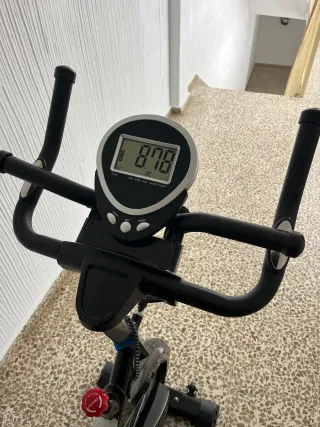 Bici Estática XCITING Negra y Azul