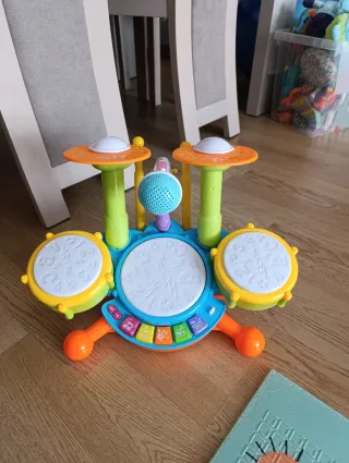 Batería infantil musical