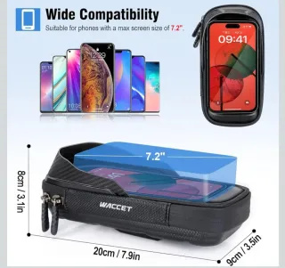 Porta cellulare moto/bici impermeabile