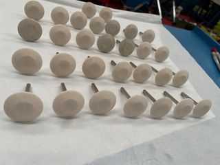 Lote 30 muelas abrasivas