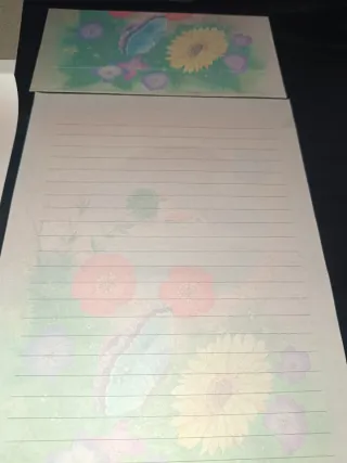 Portada y carta Perfumada Sunny