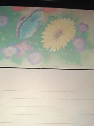 Portada y carta Perfumada Sunny