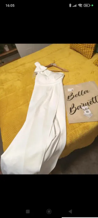 Vestido Novia Boda Civil Blanco