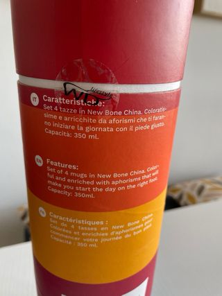 Set 4 Tazze WD Lifestyle Habana Line