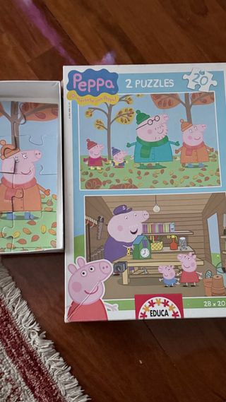 Puzzles Peppa Pig 2 puzzles 20 piezas