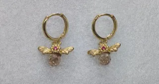 Pendientes Abejas plata