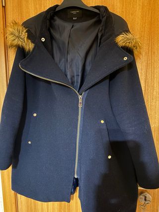 Sobretudo azul escuro CORTFIEF