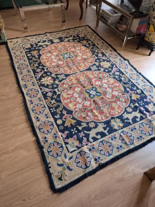 Alfombra Lana Vintage Arraiolos