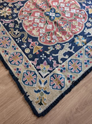 Alfombra Lana Vintage Arraiolos