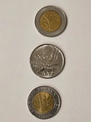 Lotto 3 Monete San Marino