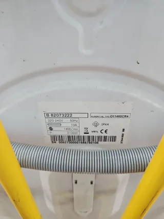 Lavadora Blanca Carga Frontal