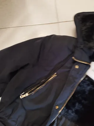 Cappotto blu Pimkie con cappuccio