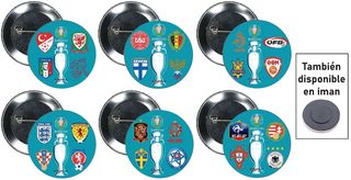 6 Chapas Euro 2020 Grupos