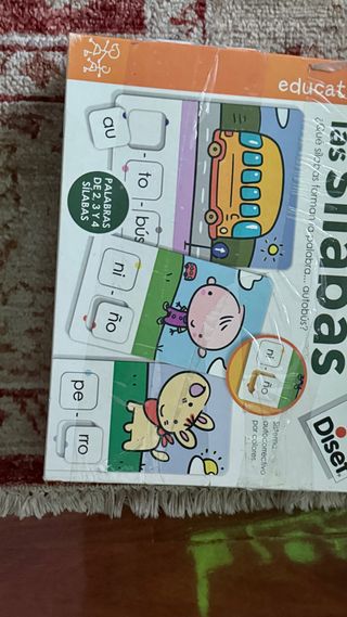 Juego Educativo Sílabas disset