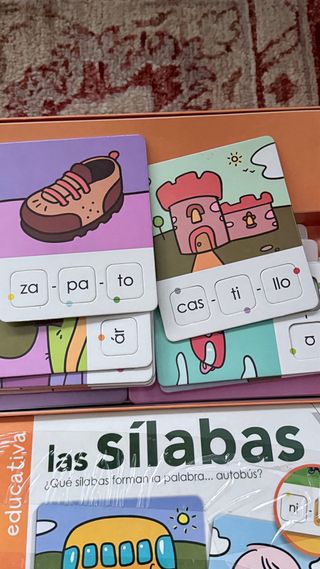 Juego Educativo Sílabas disset