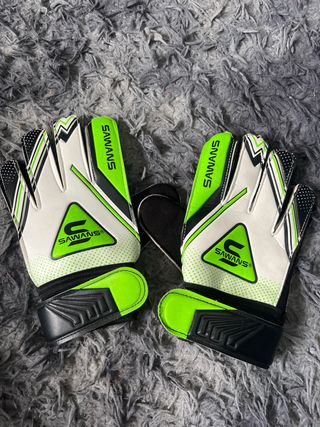 Guantes de portero Sawans verde y negro