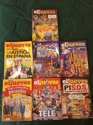 El jueves, números diferentes