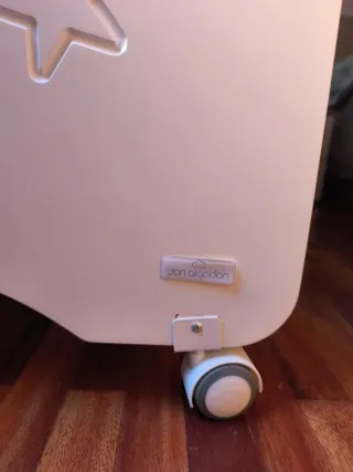 Cuna Don Algodón Blanca con Ruedas