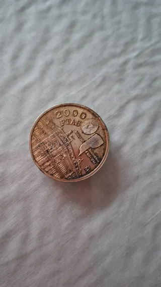 Moneda 2000 ptas Juan Carlos I 1994 Plata