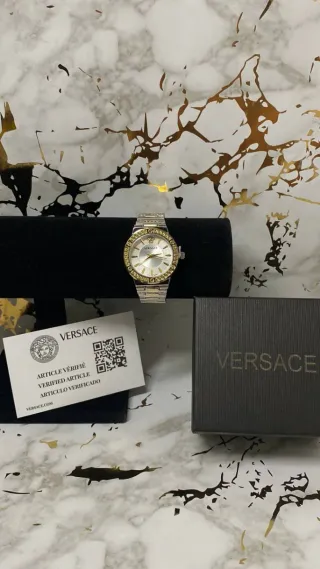 Reloj Versace Oro y Plata