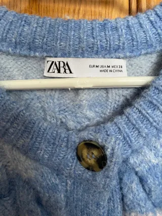 Chaqueta Zara Talla M/ Azul/Rosa