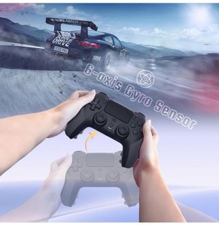 Mando Inalámbrico LATEC para PS4 Negro NUEVO CAJA