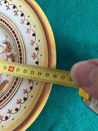 Set Ars Deruta Vaso, Brocca e piatto in ceramica