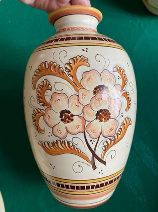 Set Ars Deruta Vaso, Brocca e piatto in ceramica