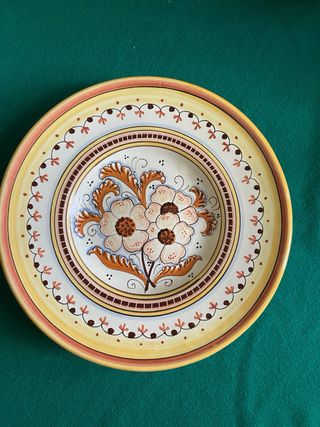 Set Ars Deruta Vaso, Brocca e piatto in ceramica