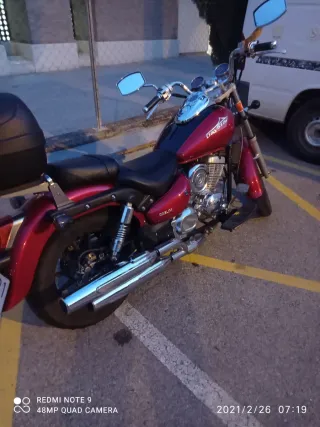 Daelim Daystar 125 Red Plus  Diciembre 2015.