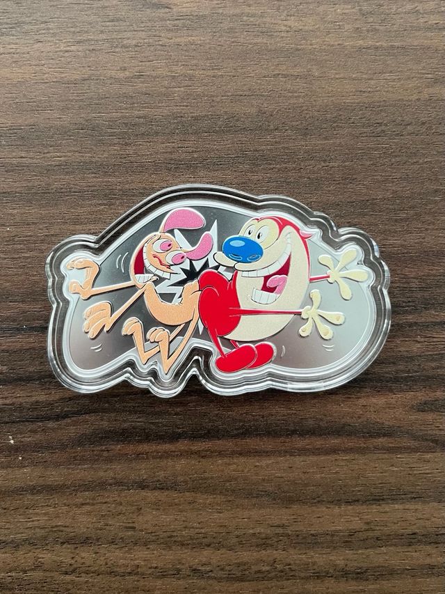 Moneda Plata 1 oz “Ren & Stimpy” Butt Bump