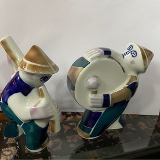 Sargadelos - Pack 2 Figuras Cerámica Músicos