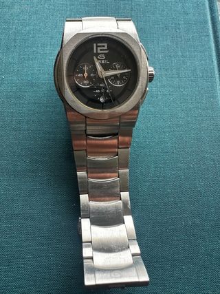 Reloj Breil Cronógrafo Negro y Plateado