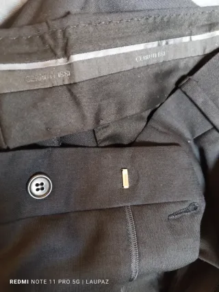 Traje Italiano Negro Talla 52