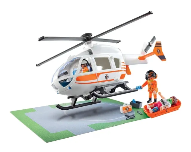 Playmobil 70048 Helicóptero Rescate Médico