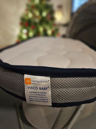 Minicuna Kinderkraft con mosquitera y colchón