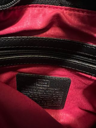 Bolso bandolera Tous negro piel