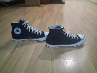 Zapatillas Converse Altas Negras y Blancas