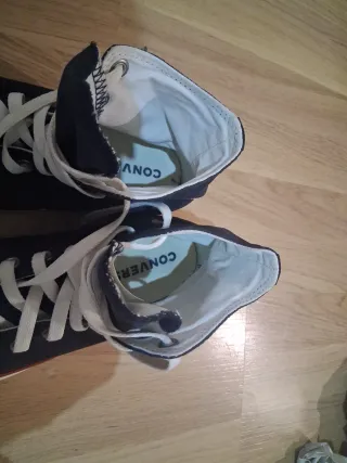 Zapatillas Converse Altas Negras y Blancas