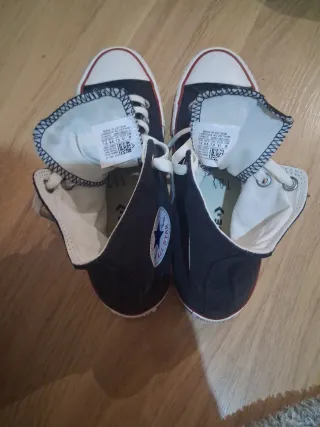 Zapatillas Converse Altas Negras y Blancas